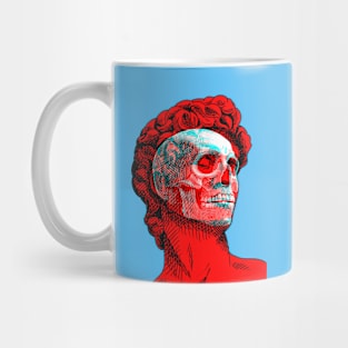 David Skull Interactive Red&Blue Filter T-Shirt Mug